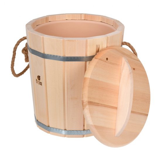 Ведро Банные штучки 10 л с крышкой (03710)