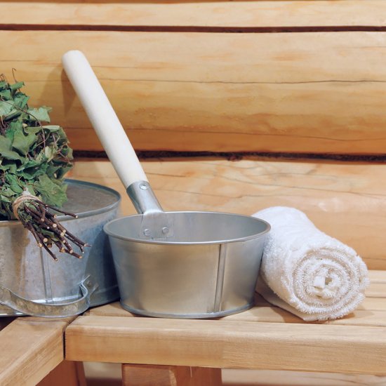 Ковш Банные штучки оцинкованный 1,5 л (36550)