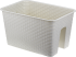 Кашпо на перила Idea Ротанг 39.5x27x23 см v12 л пластик белый