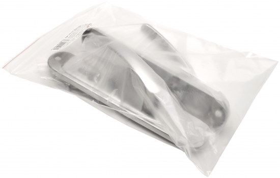 Ручка дверная универсальная на планке РФ1-85.02, цвет хром