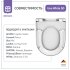 Сиденье для унитаза Berges Wasserhaus Neo Uno White SO с микролифтом
