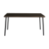 Стол садовый Zena 90x150x74 см сталь/стекло цвет коричневый