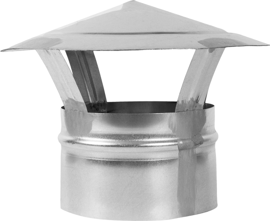 Зонт вентиляционный Ore D125 мм оцинкованный металл