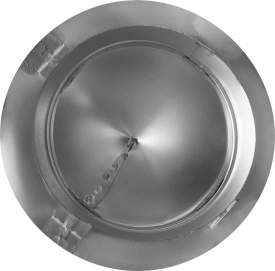 Зонт вентиляционный Ore D125 мм оцинкованный металл