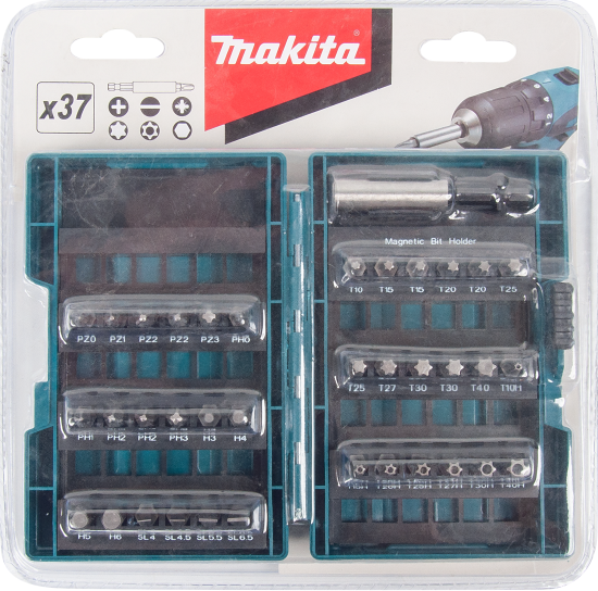 Набор бит Makita B-28606, 37 шт.