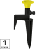 Дождеватель для полива осциллирующий Karcher CS 90 spike, 64 (м²)