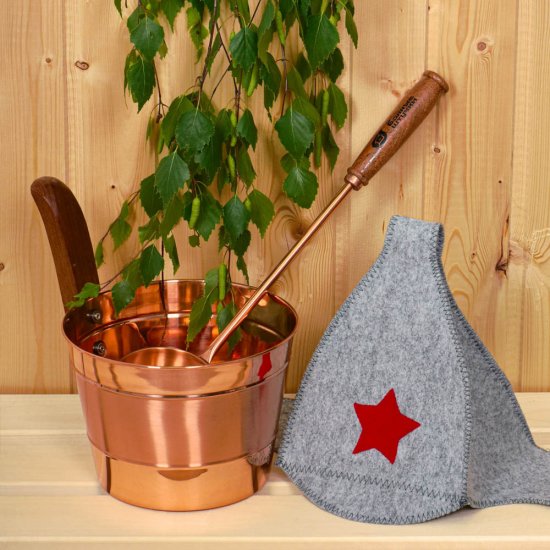 Бадья Банные штучки медная 4 л (32029)