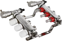 Коллекторная группа Valtec на 3 выхода 1x3/4 евроконус