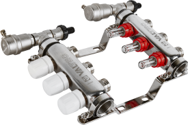 Коллекторная группа Valtec на 3 выхода 1x3/4 евроконус