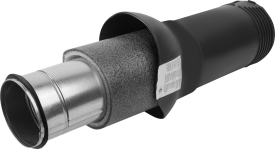 Выход вентиляционный Технониколь D125/160 мм цвет серый