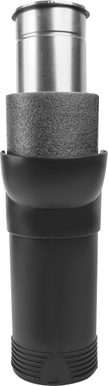 Выход вентиляционный Технониколь D125/160 мм цвет серый