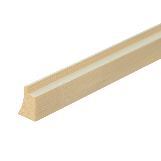 Багетный погонаж деревянный сращенный тип 1 11x19x2200 мм хвоя Экстра