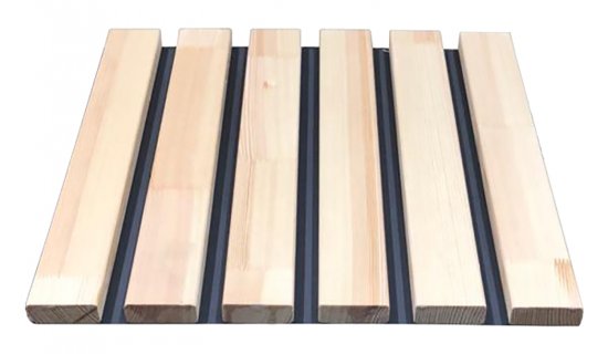 Декоративный брусок сращенный 19x50x3000 мм хвоя сорт Экстра прямой с фаской угла