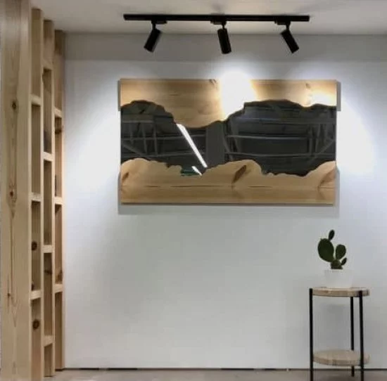 Слэб 28х(300-350)х1450 мм сосна