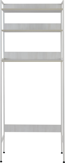 Стеллаж для хранения над унитазом цвет белый