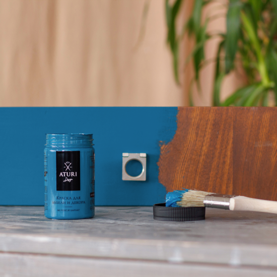 Краска для мебели меловая Aturi Design цвет глубокие чувства 400 г