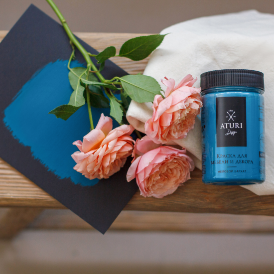 Краска для мебели меловая Aturi Design цвет глубокие чувства 400 г