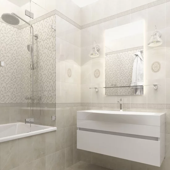 Плитка настенная Шахтинская Плитка Дора 20x30 см 1.44 м² цвет светло-бежевый