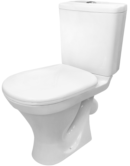 Унитаз-компакт Sanita Master косой выпуск двойной слив