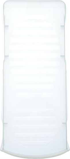 Подставка для обуви 11.5x14x24.5 см пластик цвет белый