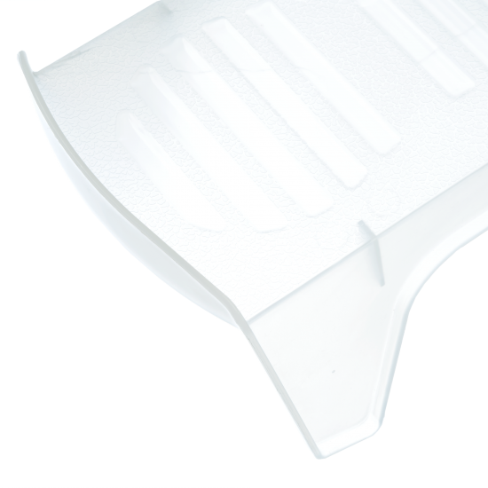 Подставка для обуви 11.5x14x24.5 см пластик цвет белый