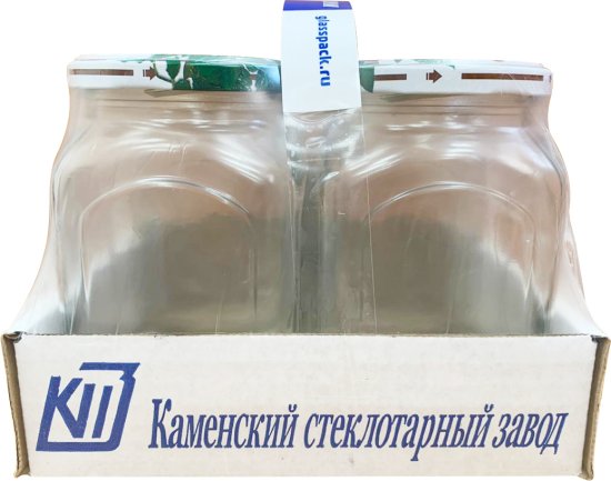 Набор банок с крышками 0.72 л, 4 шт.