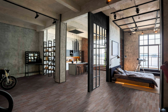 Линолеум «Парадокс Дуб сапфир» 32 класс 2.5 м