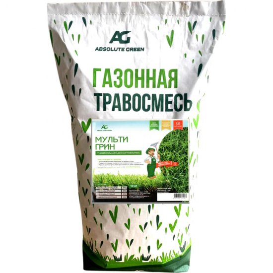 Газонная травосмесь ABSOLUTE GREEN Мульти Грин