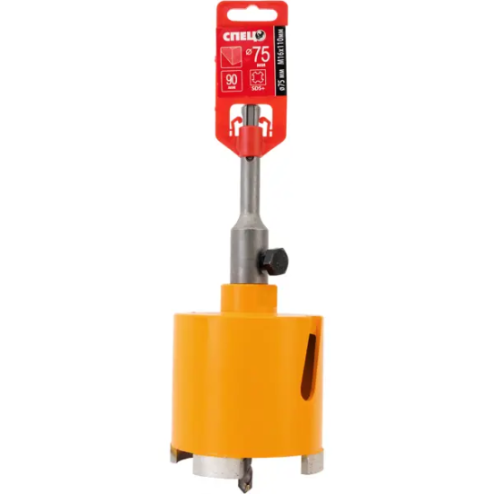 Коронка алмазная по бетону SDS-plus Спец 75 мм