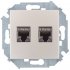 Компьютерная двойная розетка Simon 1591564-034