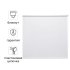 Штора рулонная блэкаут Inspire Santos 140x175 см белая White 0