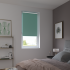 Штора рулонная блэкаут Inspire Santos 80x160 см бирюзовая Celadon 2