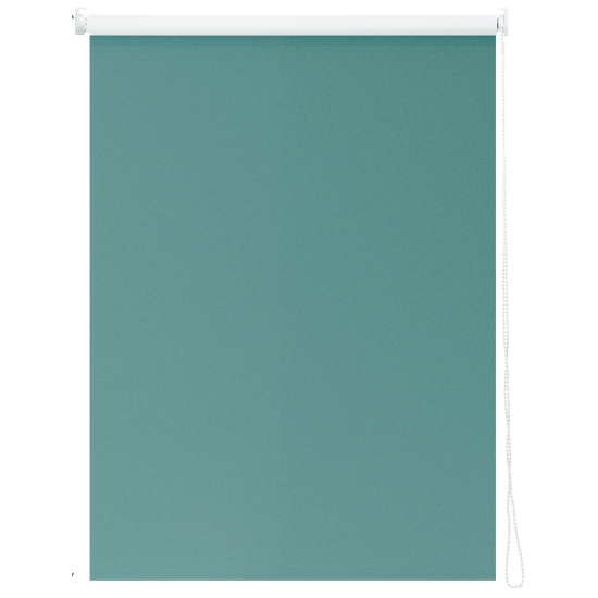 Штора рулонная блэкаут Inspire Santos 120x175 см бирюзовая Celadon 2