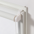 Штора рулонная блэкаут Inspire Santos 120x175 см белая White 0