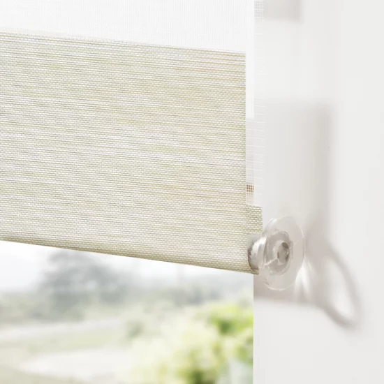 Штора рулонная день-ночь Inspire Moscou 180x175 см светло-бежевая Trench 6