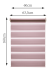 Штора рулонная день-ночь Inspire Peter 60x160 см сиреневая Santal 4