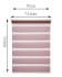 Штора рулонная день-ночь Inspire Peter 70x160 см сиреневая Santal 4
