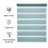 Штора рулонная день-ночь Inspire Peter 60x160 см бирюза Aqua 3