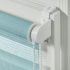 Штора рулонная день-ночь Inspire Peter 60x160 см бирюза Aqua 3