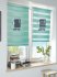 Штора рулонная день-ночь Inspire Peter 60x160 см бирюза Aqua 3