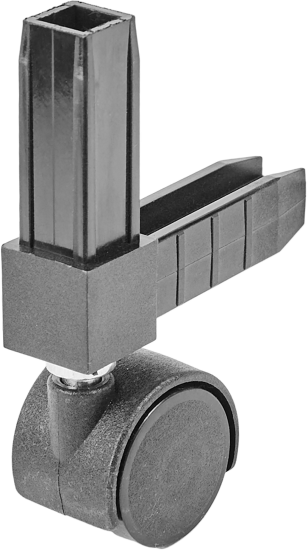 Коннектор 2 Лофт с колесной опорой черный