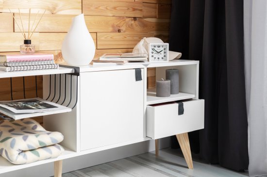 Выдвижной ящик Spaceo KUB 32.4x15.3x31.5 см ЛДСП цвет белый