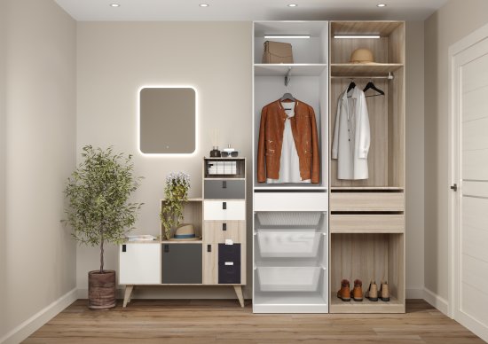 Выдвижной ящик Spaceo KUB 32.4x15.3x31.5 см ЛДСП цвет белый