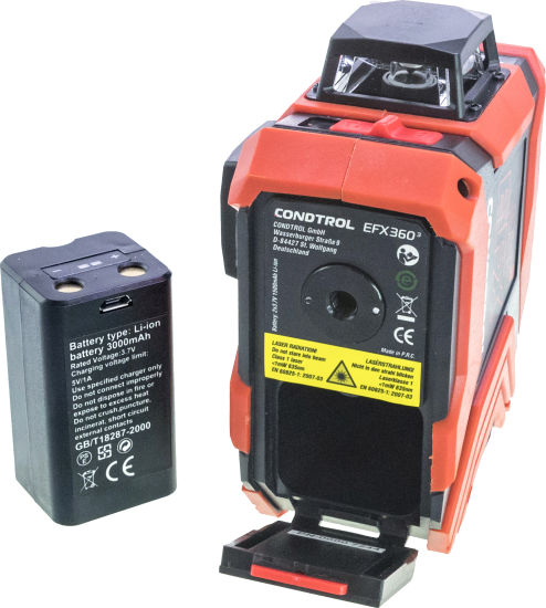 Уровень лазерный Condtrol EFX360-3, 20/40 м