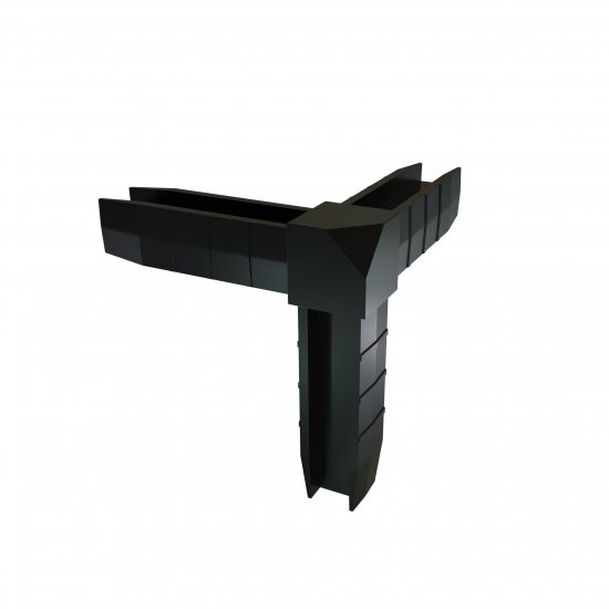 Коннектор 3 Bevel Лофт черный