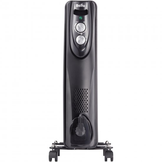 Обогреватель масляный Ballu BOH CL-09BRN с механическим термостатом 2000 Вт 9 секций цвет черный