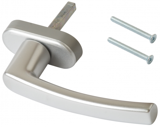 Ручка оконная Rotoline металл цвет серебро