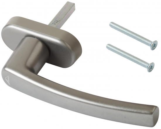 Ручка оконная Rotoline металл цвет титан