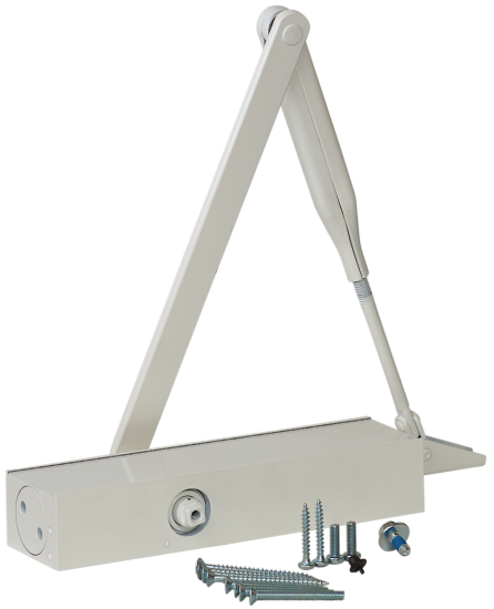 Доводчик дверной Dorma TS Profil максимальная нагрузка 100 кг алюминий цвет белый