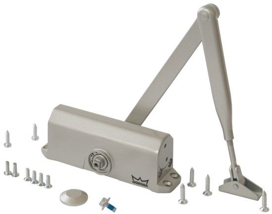 Доводчик дверной Dorma TS-77 EN3 максимальная нагрузка 60 кг алюминий цвет серебристый
